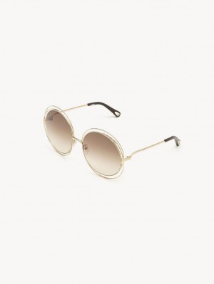 Chloe Carlina Sonnenbrille Braun | CHE-SR14543