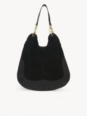 Chloe Hana Shopper Schultertaschen Schwarz | CHE-SR14624