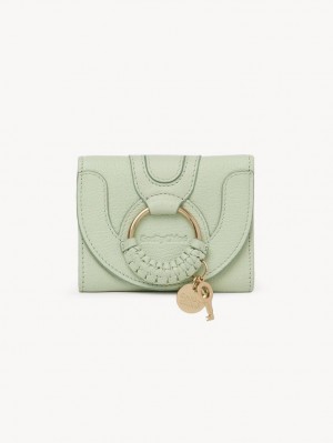 Chloe Hana Tri-fold Kleine Geldbörse Grün | CHE-SR14909