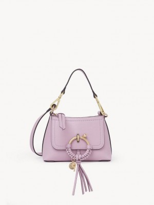 Chloe Joan Mini Schultertaschen Lavendel Weiß | CHE-SR14686