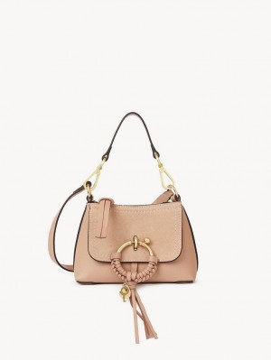 Chloe Joan Mini Taschen Kaffee Rosa | CHE-SR14744