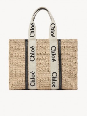 Chloe Large Woody Tragetaschen Braun | CHE-SR13367