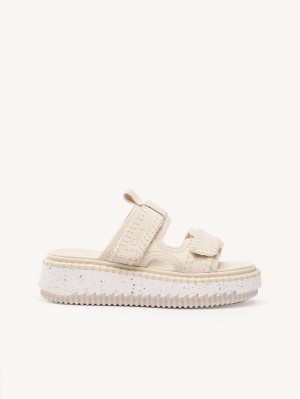 Chloe Lilli Sportliche Mule Weiß | CHE-SR14160