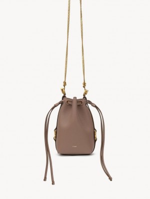 Chloe Marcie Bucket Mini Taschen Braun | CHE-SR13716