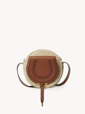 Chloe Marcie Cross-body Baskets Braun | CHE-SR13639