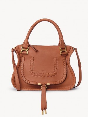 Chloe Marcie Double Carry Crossbody Taschen Orange | CHE-SR13480