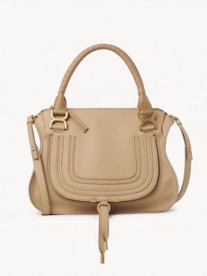 Chloe Marcie Double Carry Crossbody Taschen Braun | CHE-SR13583