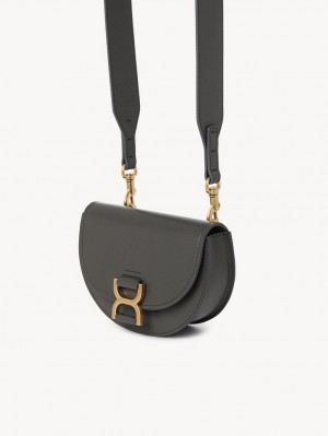 Chloe Marcie Flap Mini Taschen Grau | CHE-SR13711