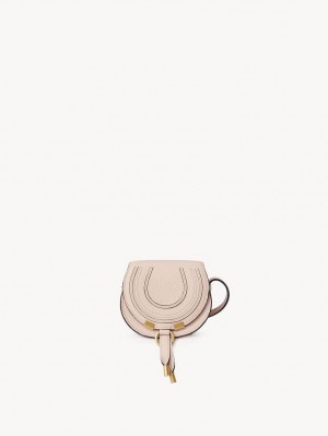 Chloe Marcie Nano Saddle Mini Taschen Rosa | CHE-SR13695