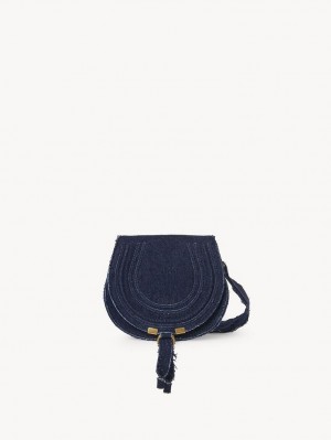 Chloe Marcie Small Crossbody Taschen Blau | CHE-SR13580