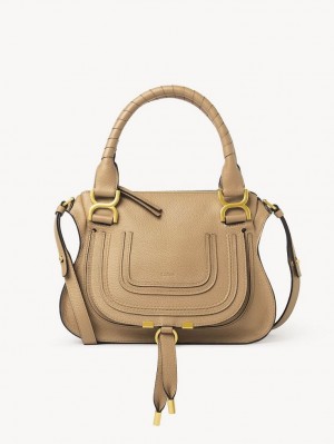 Chloe Marcie Small Double Carry Crossbody Taschen Braun | CHE-SR13468