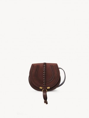 Chloe Marcie Small Saddle Schultertaschen Rot | CHE-SR13415