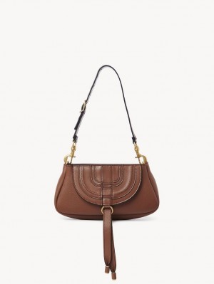 Chloe Marcie Small Unterarmtasche Braun | CHE-SR13746