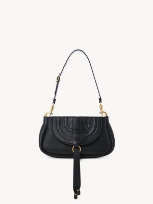 Chloe Marcie Small Unterarmtasche Schwarz | CHE-SR13757