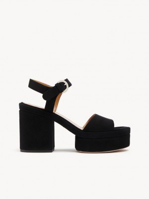 Chloe Odina High-heel Sandalen Schwarz | CHE-SR14173