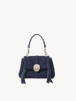 Chloe Penelope Soft Shoulder Mini Taschen Blau | CHE-SR13705