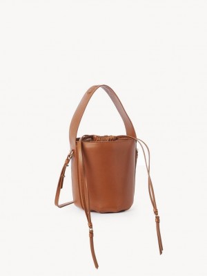 Chloe Sense Bucket Mini Taschen Braun | CHE-SR13701