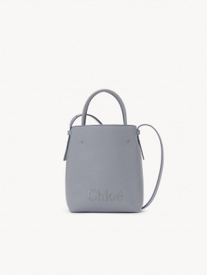 Chloe Sense Micro Crossbody Taschen Blau | CHE-SR13564