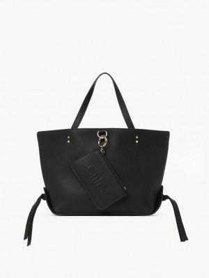 Chloe Sense Small East-west Schultertaschen Schwarz | CHE-SR13420