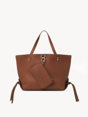 Chloe Sense Small East-west Schultertaschen Braun | CHE-SR13422