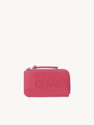 Chloe Sense Small Münzgeldbörsen Rosa | CHE-SR14320