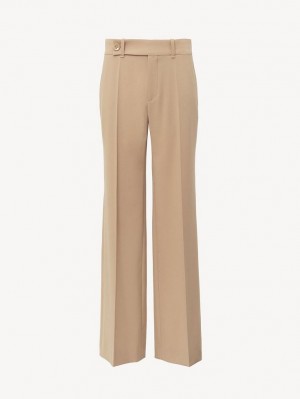 Chloe Signature Gerade Hose Braun | CHE-SR13998