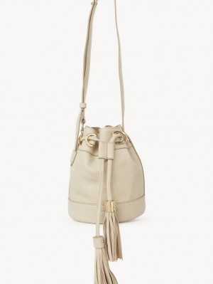 Chloe Vicki Small Bucket Mini Taschen Beige | CHE-SR14749