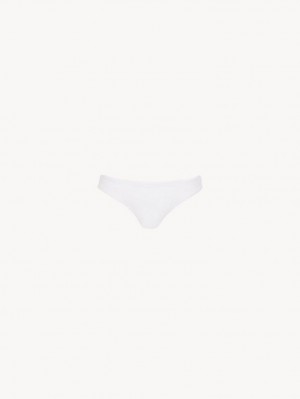 Chloe X Eres Paraguay Bikini Bottom Strandkleidung Weiß | CHE-SR14126