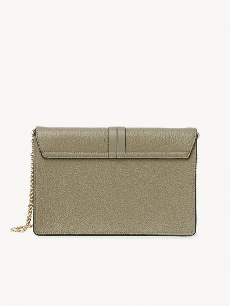 Chloe Alphabet Clutch Crossbody Taschen Grün | CHE-SR13481