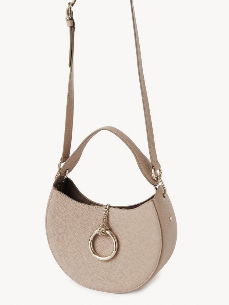 Chloe Arlène Small Hobo Crossbody Taschen Beige | CHE-SR13575