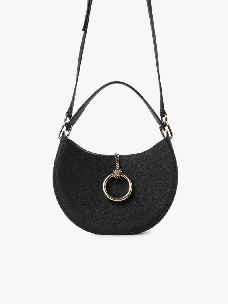 Chloe Arlène Small Hobo Crossbody Taschen Schwarz | CHE-SR13605