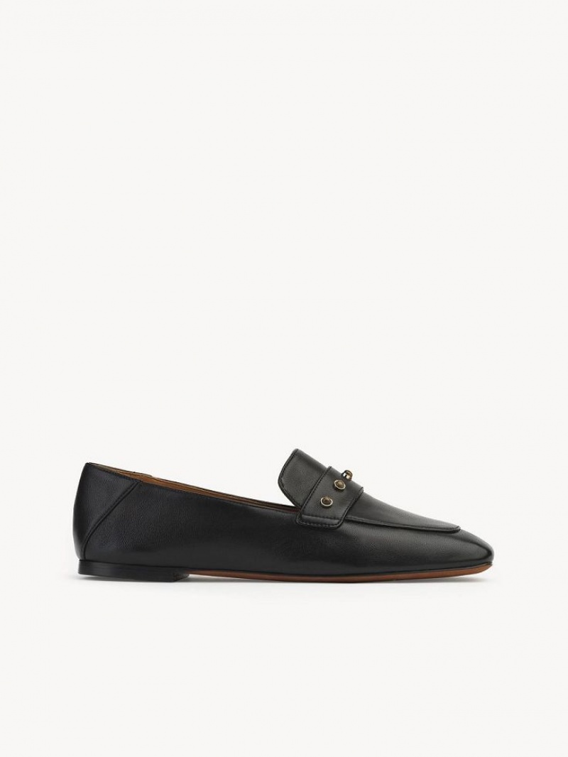 Chloe Aurna Low-heel Loafer Schwarz | CHE-SR14246