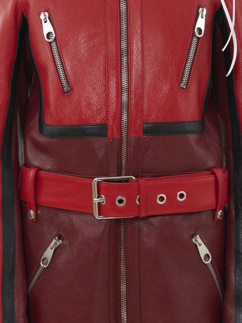 Chloe Biker Mäntel Lila Rot | CHE-SR13790