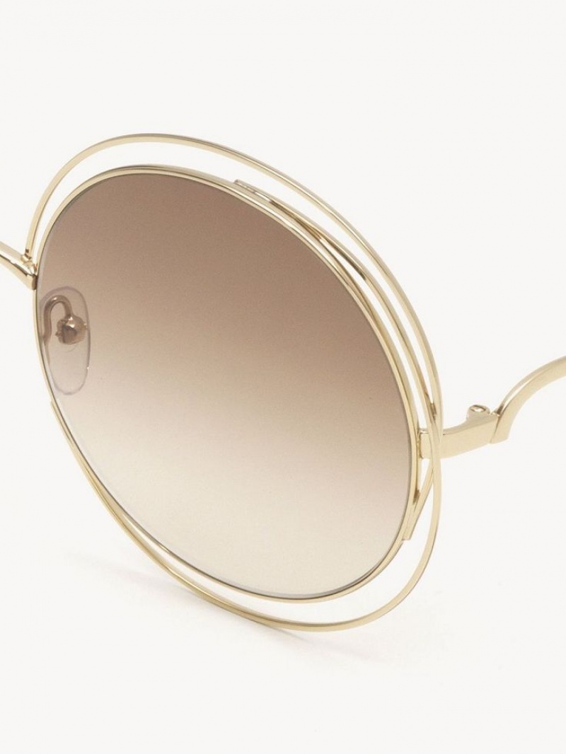 Chloe Carlina Sonnenbrille Braun | CHE-SR14543