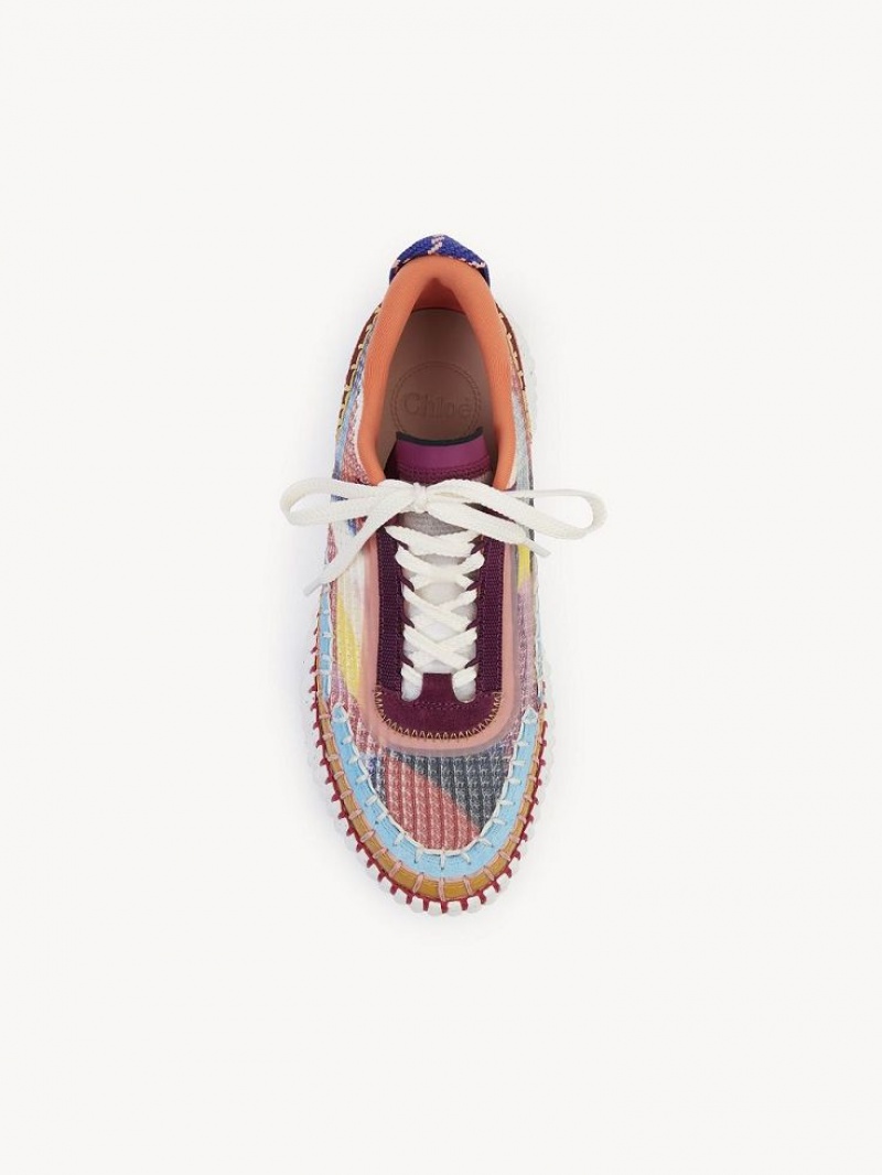 Chloe Caroline Denervaud For Nama Sneakers Mehrfarbig Rot | CHE-SR14194