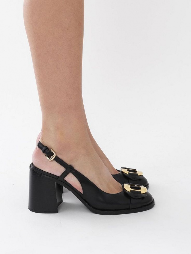 Chloe Chany Sandalen Schwarz | CHE-SR14799