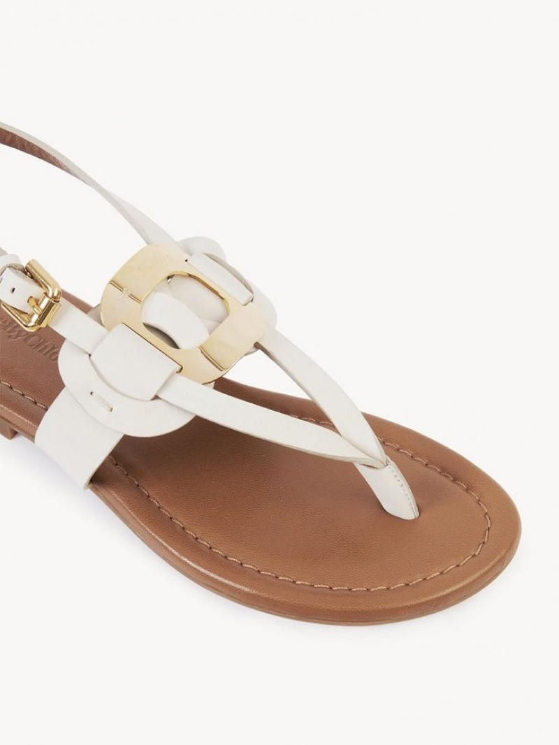 Chloe Chany Sandalen Weiß | CHE-SR14845