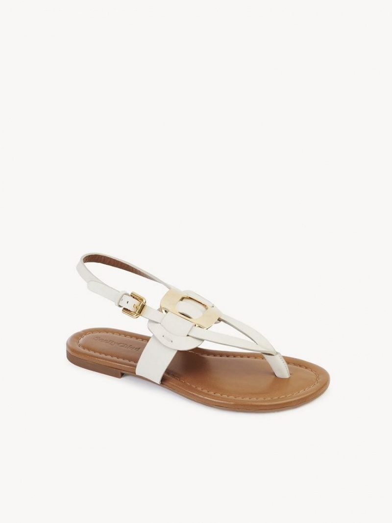 Chloe Chany Sandalen Weiß | CHE-SR14845