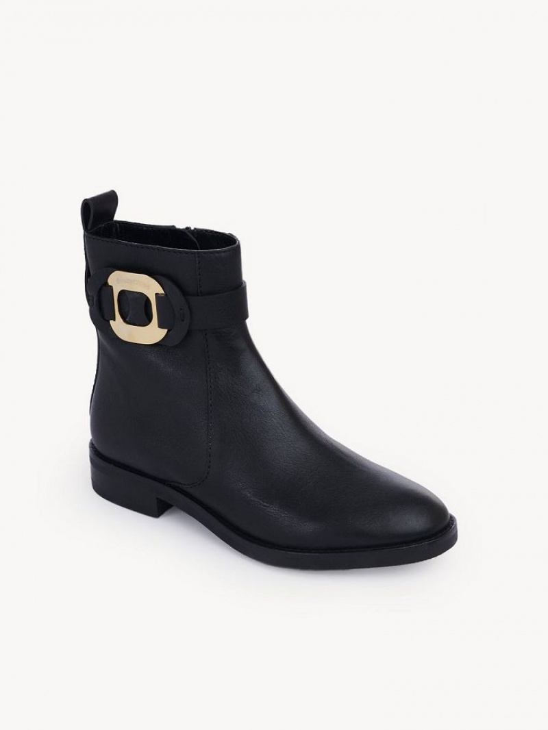 Chloe Chany Stiefeletten Schwarz | CHE-SR14874