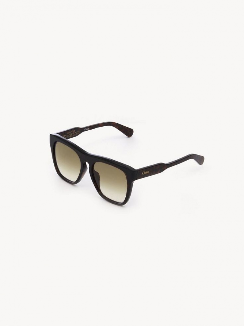 Chloe Gayia Sonnenbrille Schwarz | CHE-SR14571