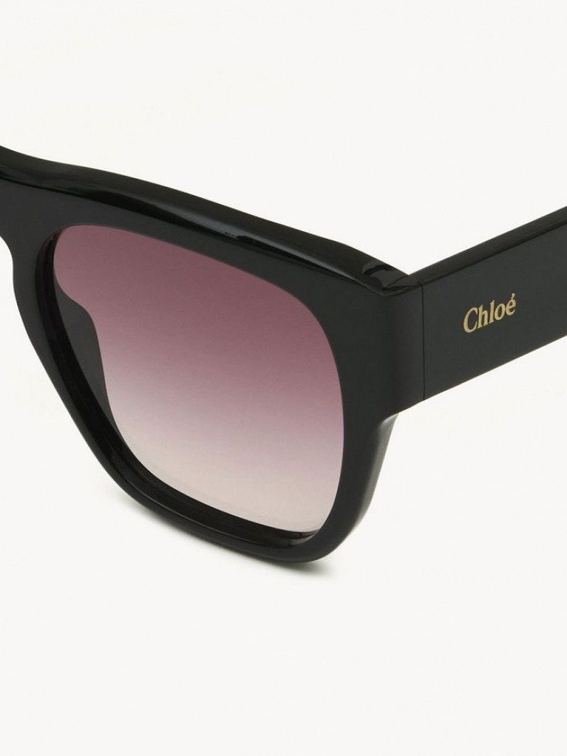 Chloe Gayia Sonnenbrille Schwarz | CHE-SR14579