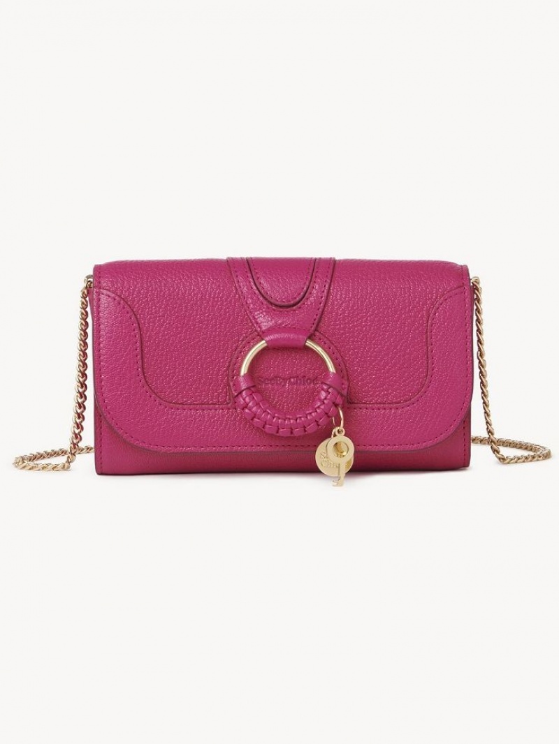 Chloe Hana Chain Große Geldbörse Rosa | CHE-SR14912