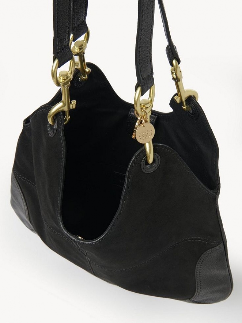 Chloe Hana Shopper Schultertaschen Schwarz | CHE-SR14624