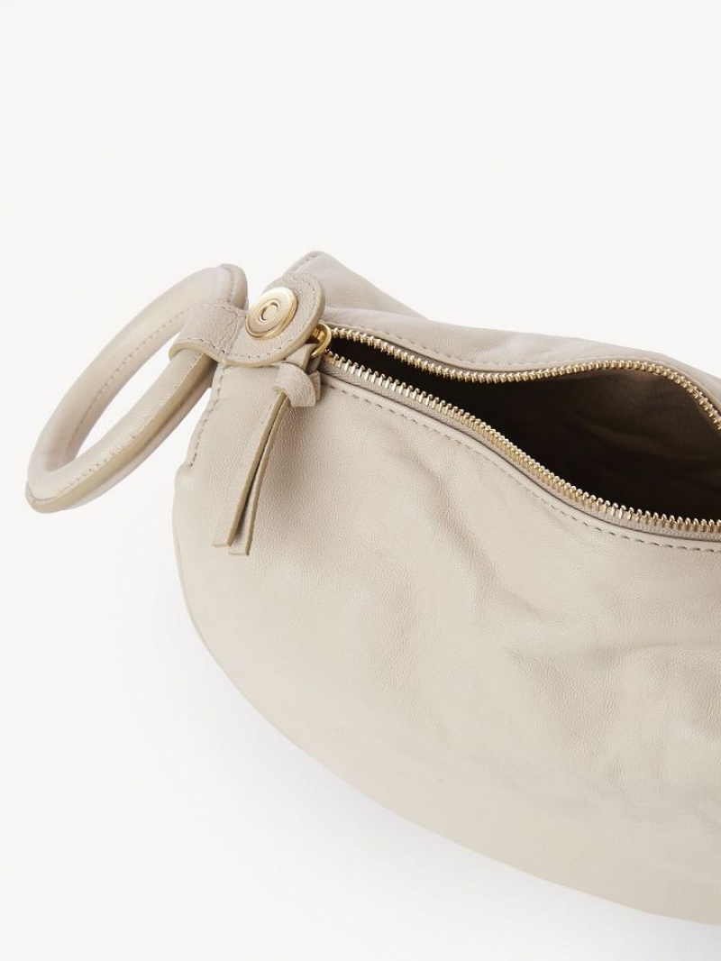 Chloe Hana Wristlet Mini Taschen Beige | CHE-SR14774