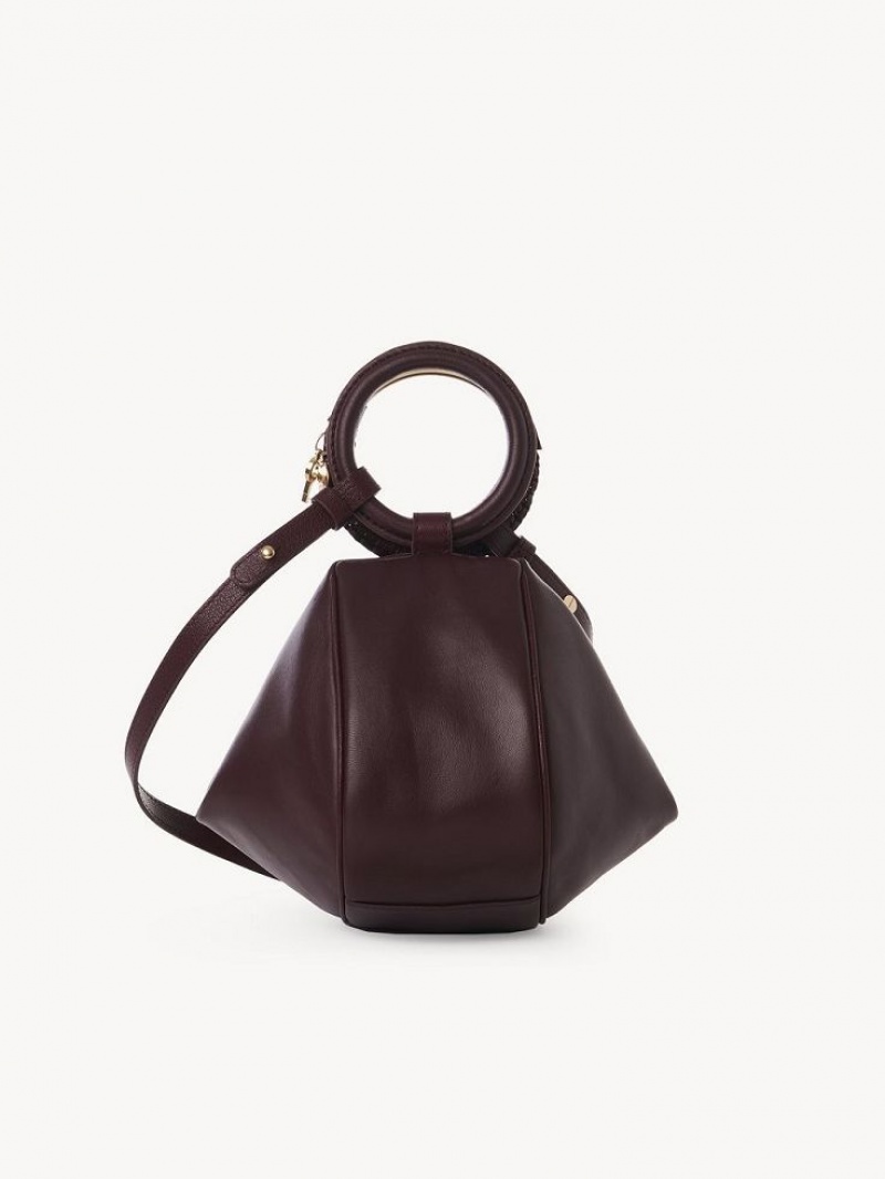 Chloe Hana Wristlet Mini Taschen Bordeaux | CHE-SR14772