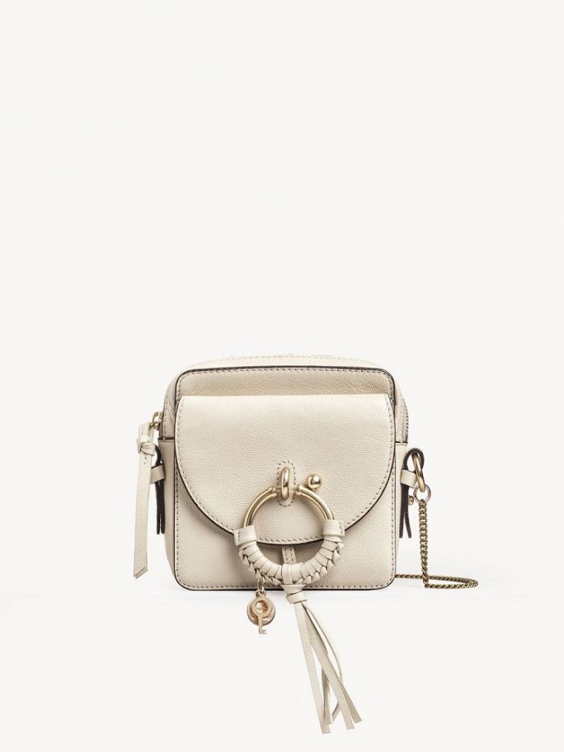 Chloe Joan Camera Schultertaschen Beige | CHE-SR14676