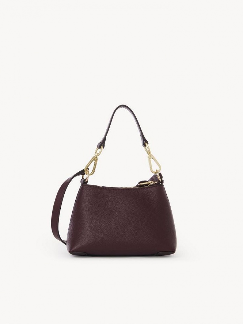 Chloe Joan Mini Schultertaschen Bordeaux | CHE-SR14634