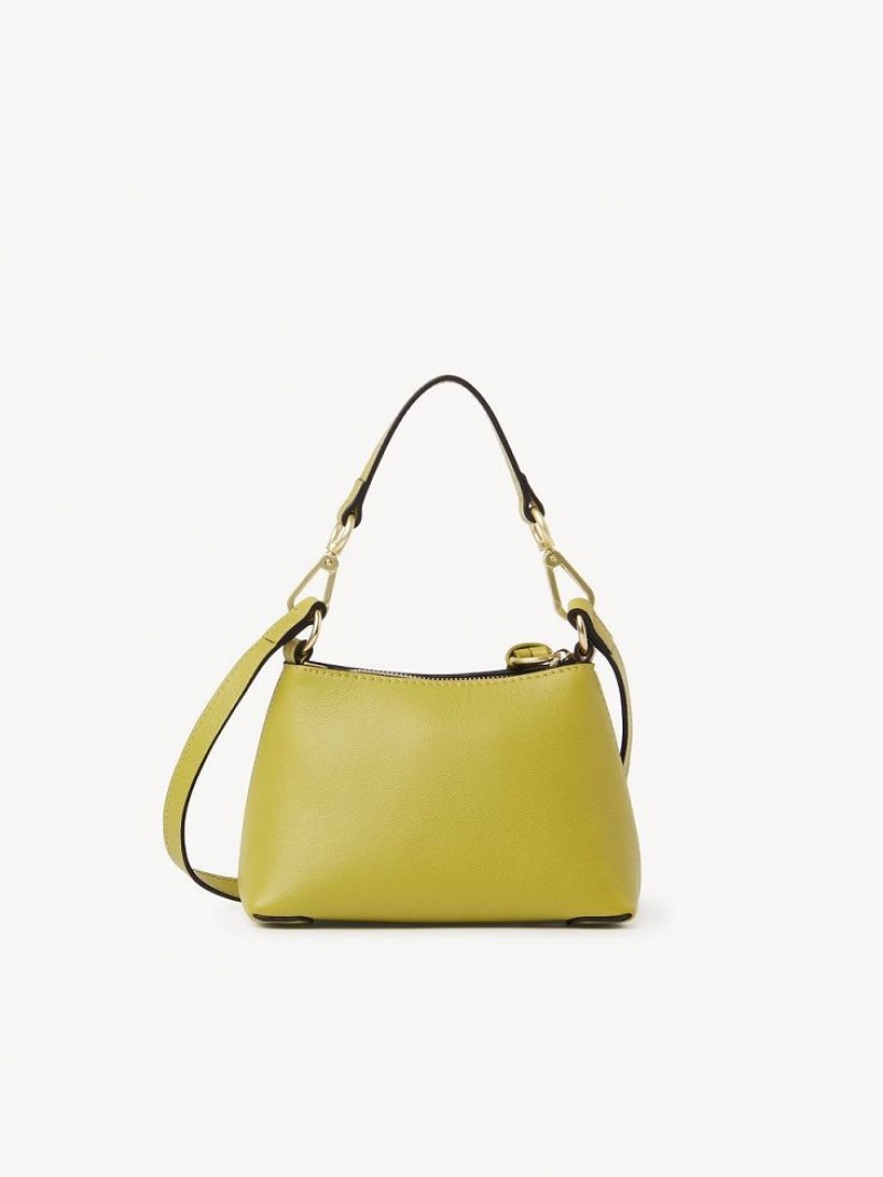 Chloe Joan Mini Schultertaschen Hellolivgrün | CHE-SR14695