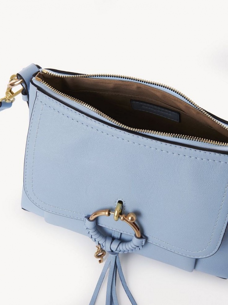 Chloe Joan Small Schultertaschen Blau | CHE-SR14679