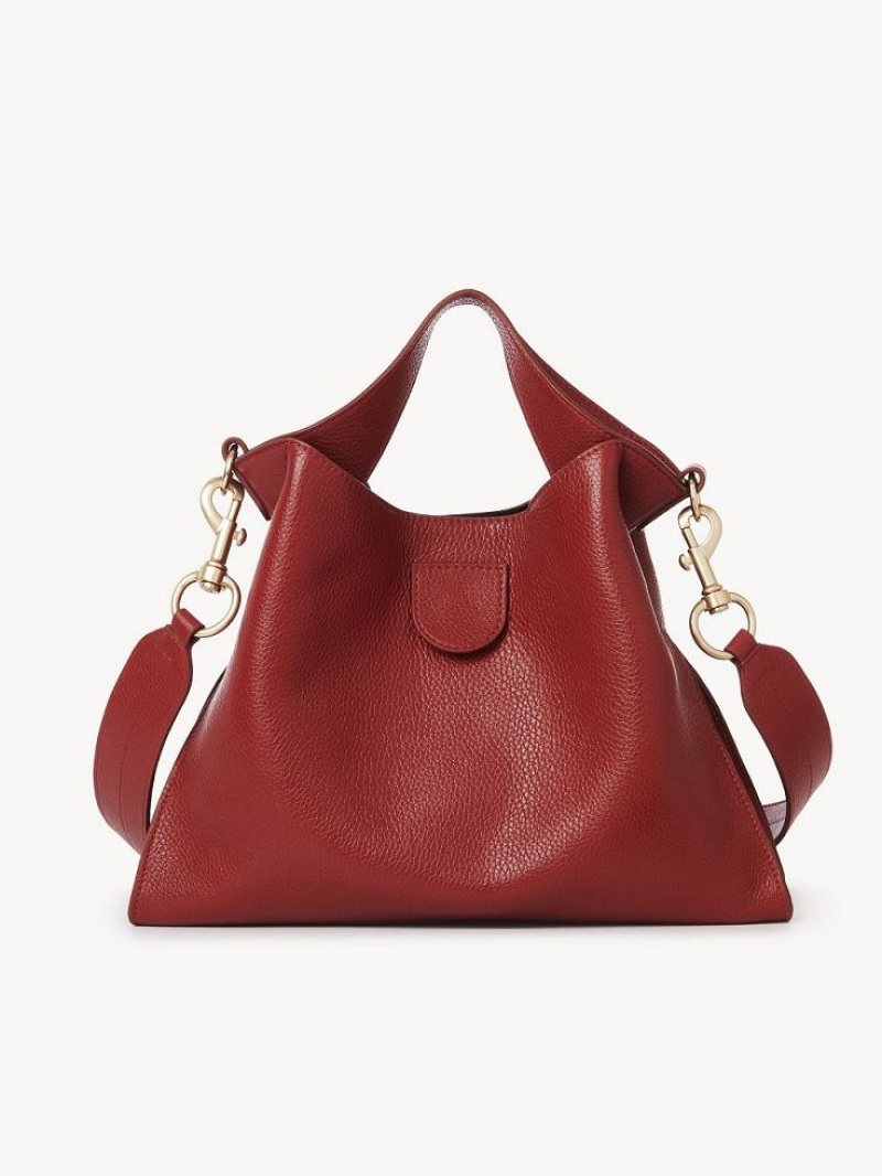 Chloe Joan Small Top Handle Schultertaschen Rot | CHE-SR14601